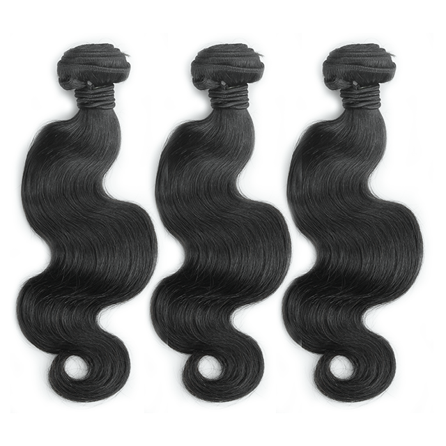 Berrysfashion Hair Atlanta New Store Mix Donors Human Virgin Hair 3pcs Bundles Body Wave -Fast Shipping Hair