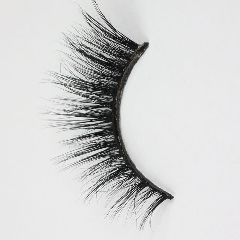 Berrysfashion New Style Private Label Korean Soft Lashes Super Fluffy 25mm 3D Faux Mink False Eyelash