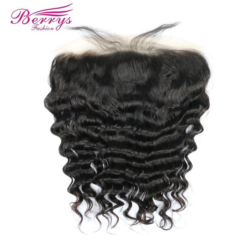 Berrysfashion Hair New Arrive Mix Donors Hair 13x4 HD/Transparent Frontal LW