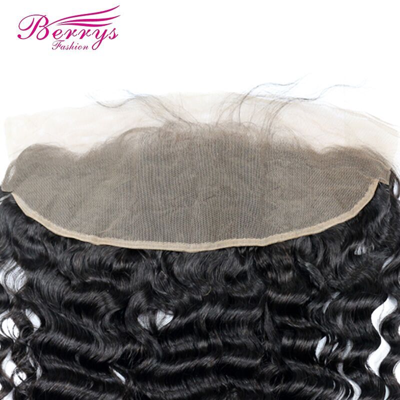 Berrysfashion Hair New Arrive Mix Donors Hair 13x4 HD/Transparent Frontal LW
