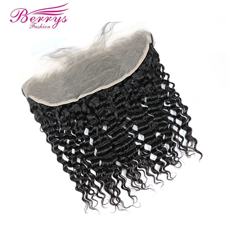 Berrysfashion Hair New Arrive Mix Donors Hair 13x4 HD/Transparent Frontal DW
