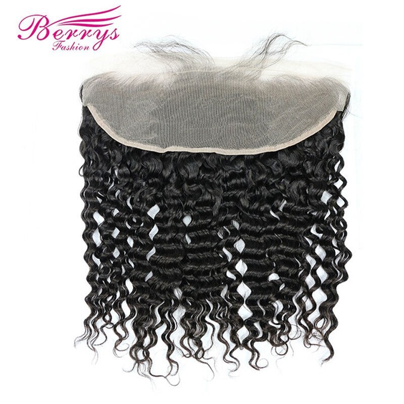 Berrysfashion Hair New Arrive Mix Donors Hair 13x4 HD/Transparent Frontal DW