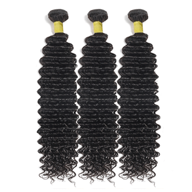 Yellow Band Deep Wave 100% Virgin Human Hair High Quality , Can Be Dyed, Bleached Berrys Fashion VIrgin Hair(China Hair)