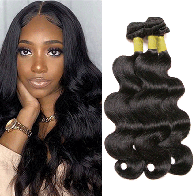Yellow Band Body Wave 100% Virgin Human Hair High Quality , Can Be Dyed, Bleached Berrys Fashion VIrgin Hair(China Hair)