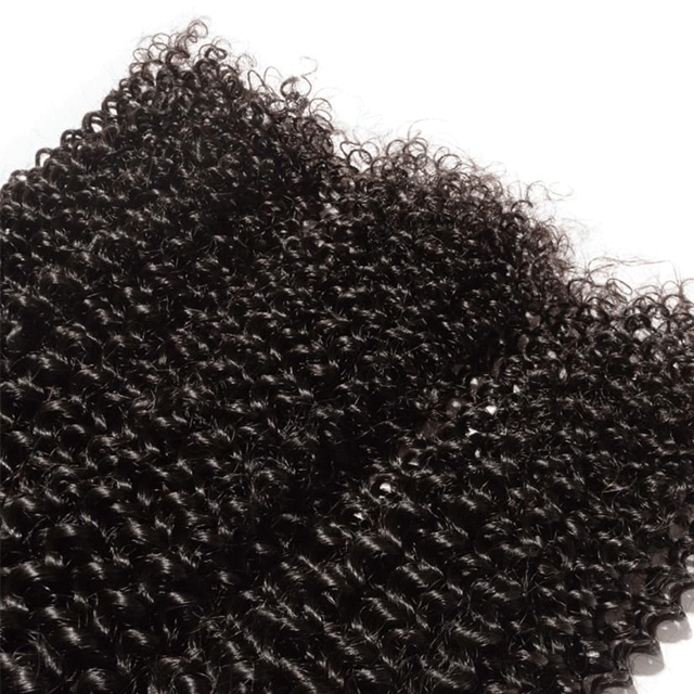 Indian Yellow Band Virgin Hair Bundles Kinky Curly Human Hair High Quality