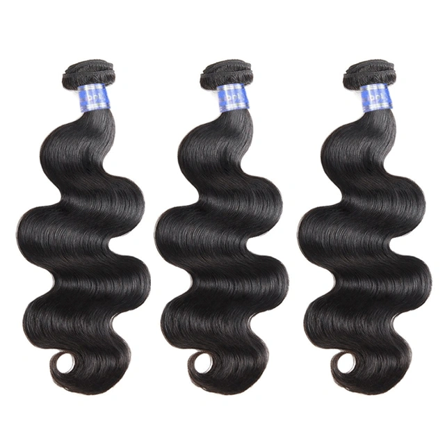 Indian Yellow Band Virgin Hair Bundles Body Wave Human Hair High Quality