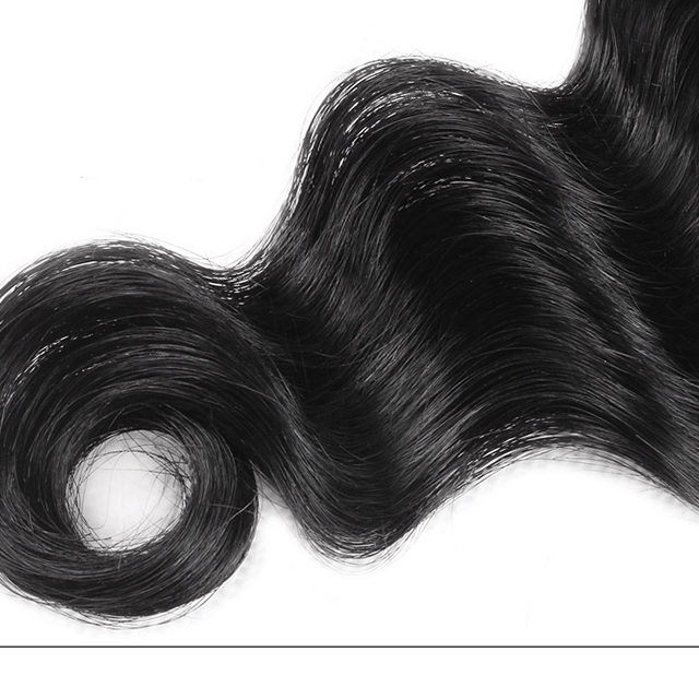 Indian Yellow Band Virgin Hair Bundles Big Deep Wave Human Hair High Quality