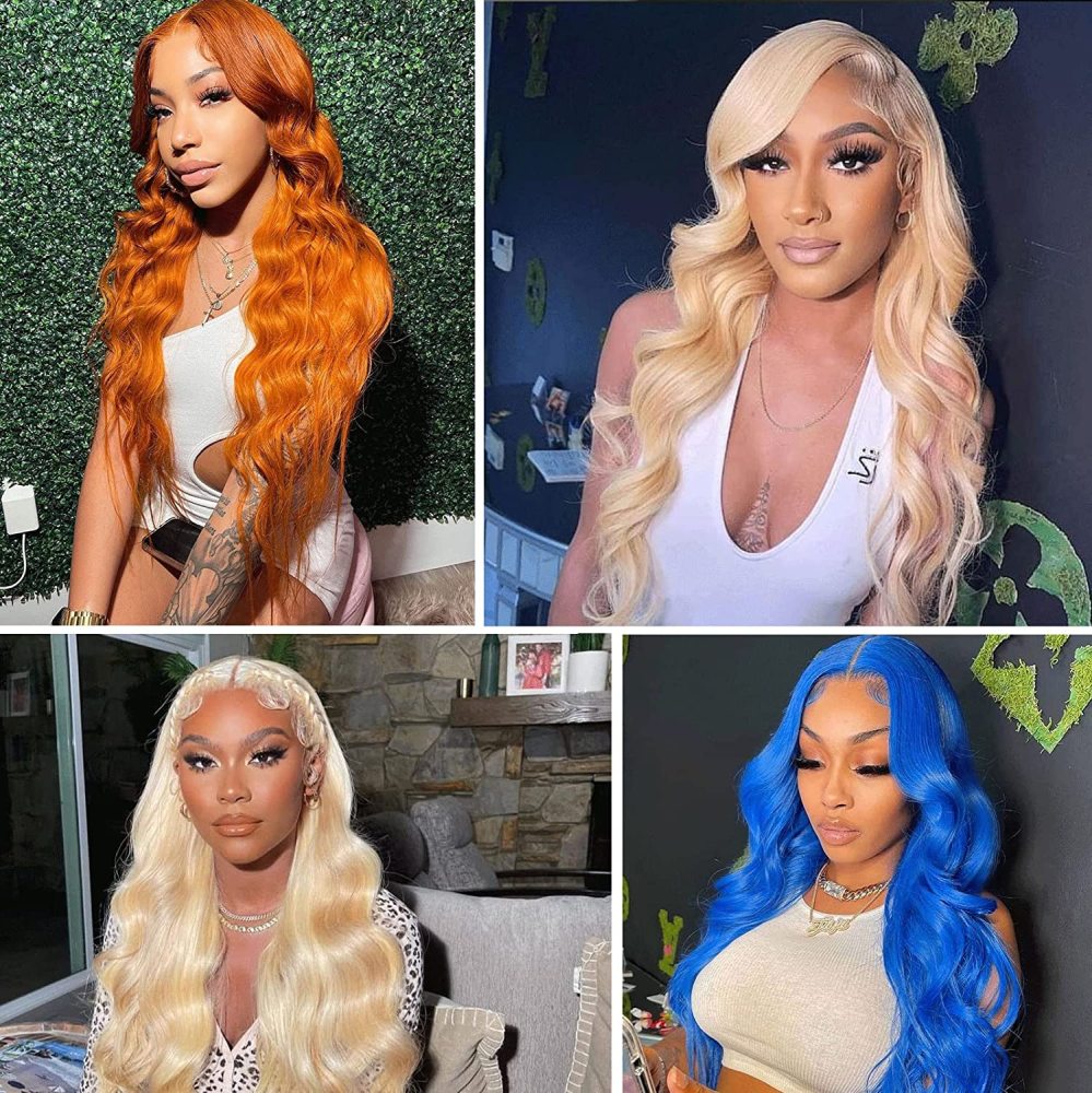 BERRYS FASHION 12A 613 Closure Human Hair, 5x5 Body Wave, 613 Blonde Transparent Lace Closure for Black Women, Brazilian Virgin Human Hair Pre Plucked with Baby Hair, Free Part, 12 inch