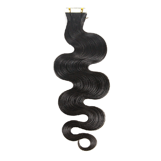 hair exetension tape hair 100% virgin hair exetenstions 20pcs(50g) Body wave Hair