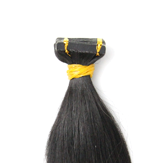 hair exetension tape hair 100% virgin hair exetenstions 20pcs(50g) Straight Hair