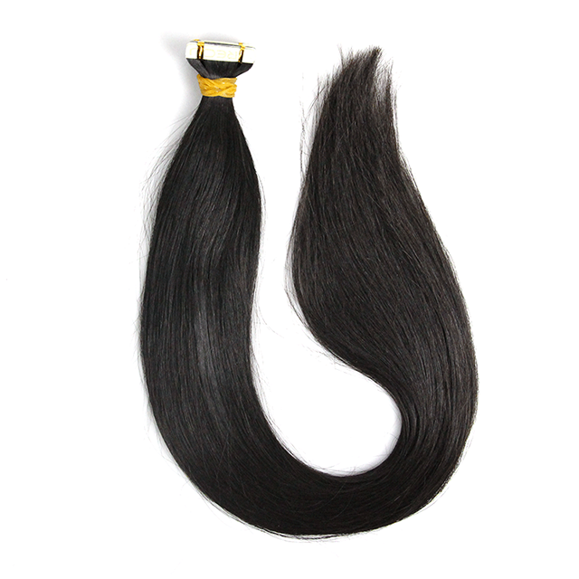 hair exetension tape hair 100% virgin hair exetenstions 20pcs(50g) Straight Hair