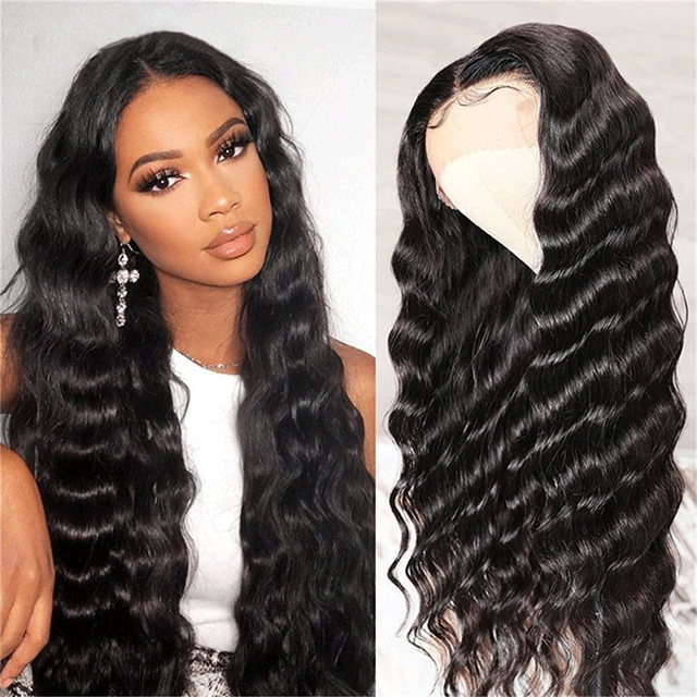 HD /Transparent Single Donor Raw Hair 5x5 Loose Wave Closure Wigs 10-30inch Berrys Fashion Hair