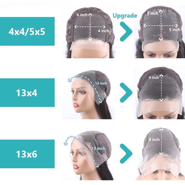 HD /Transparent Single Donor Raw Hair 13x4 Kinky Curly Frontal Wigs 10-30inch Berrys Fashion Hair