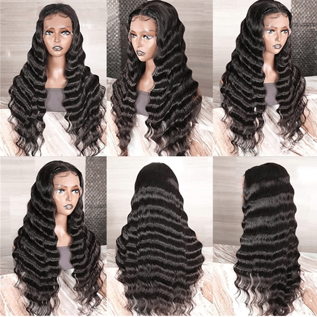 HD /Transparent Single Donor Raw Hair 5x5 Loose Wave Closure Wigs 10-30inch Berrys Fashion Hair