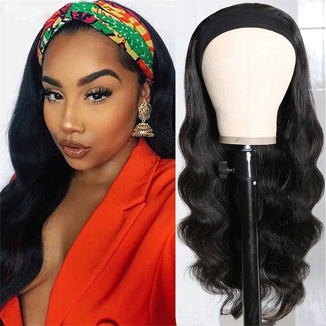 Berrys Fashion New Arrival Headband wig Brazilian Body 100% Human hair 10-30 Natural Hairline