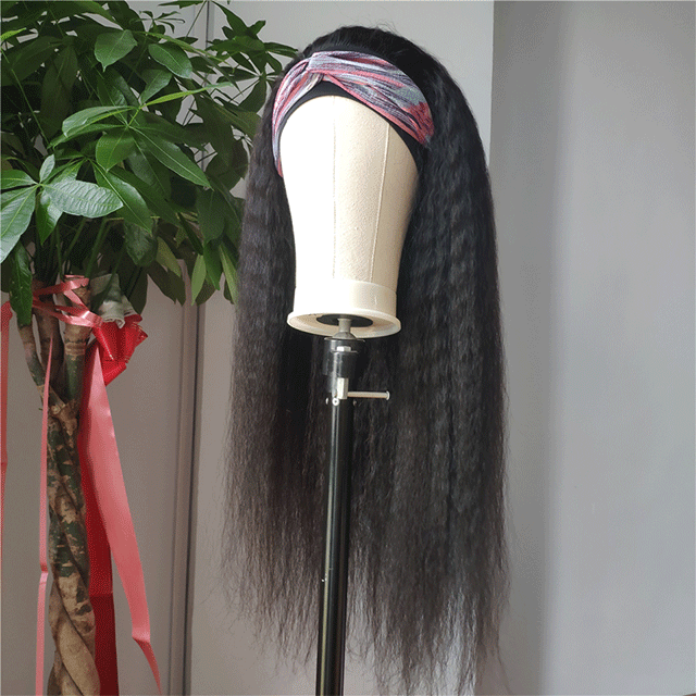 Berrysfashion Hair New Arrival 100% Kinky Straight Headband Wigs
