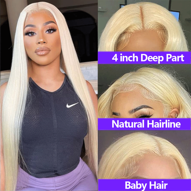 613 Straight Transparent Lace Frontal Wig human virgin hair Berrysfashion Hair