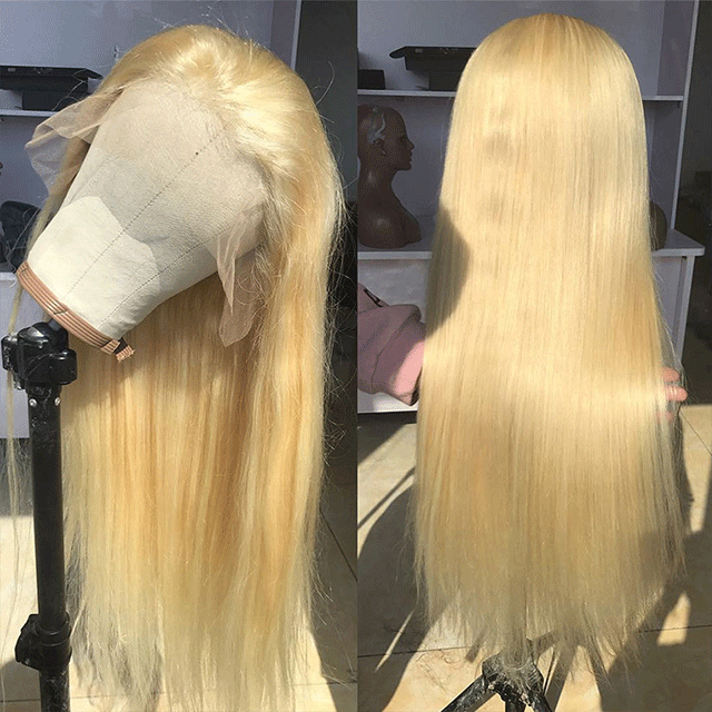 613 Straight Transparent Lace Frontal Wig human virgin hair Berrysfashion Hair