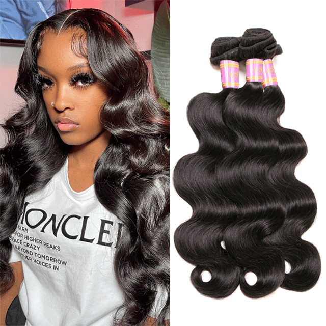 Peruvian Raw Hair Bundles Body Wave Human Hair High Quality Without any Chemical Processed