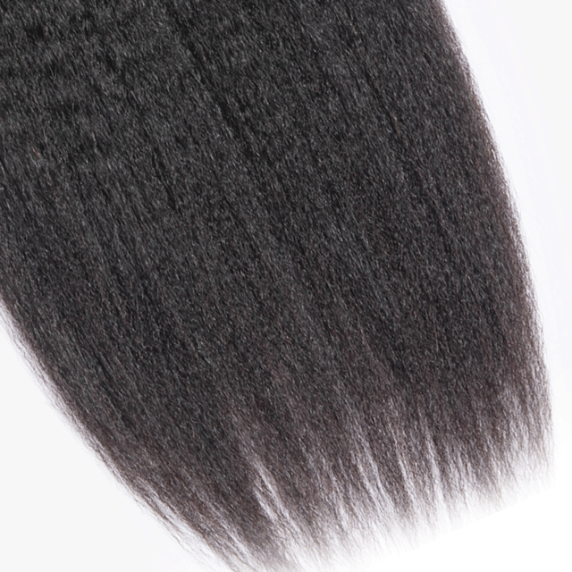 Peruvian Raw Hair Bundles Kinky Straight Human Hair High Quality Without any Chemical Processed