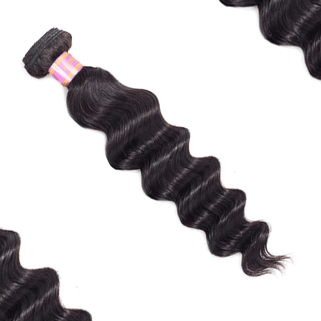 Peruvian Raw Hair Bundles Big Deep Wave Human Hair High Quality Without any Chemical Processed