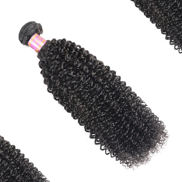 Peruvian Raw Hair Bundles Kinky Curly Human Hair High Quality Without any Chemical Processed