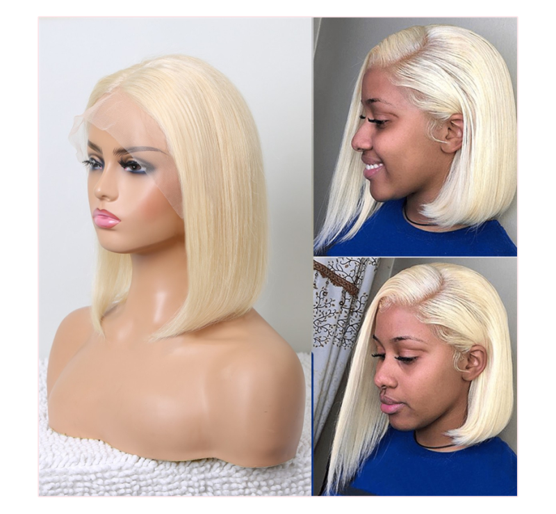 613 Blonde Straight Bob Wig