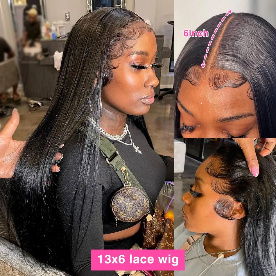 Blue Band 13x4 13x6 HD Straight Lace Frontal Wig,Wigs