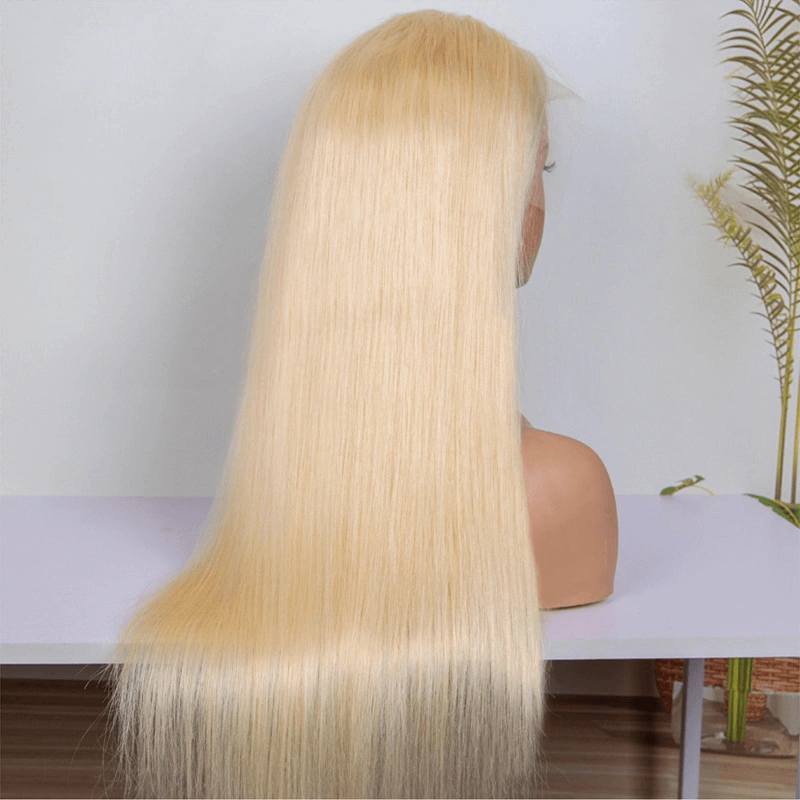 Straight 613 Blonde Wig 613 Lace Front Wig