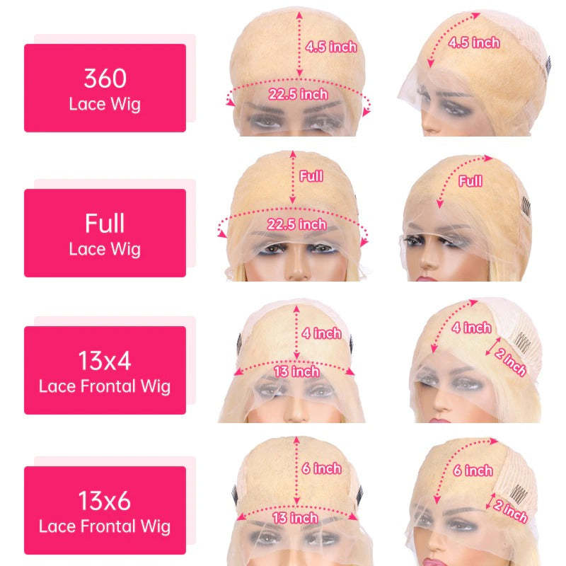 Buy 2 Pixie Wigs Get $15 Off  613 Blonde Bone Straight Side Part Wig Pixie Cut Wig