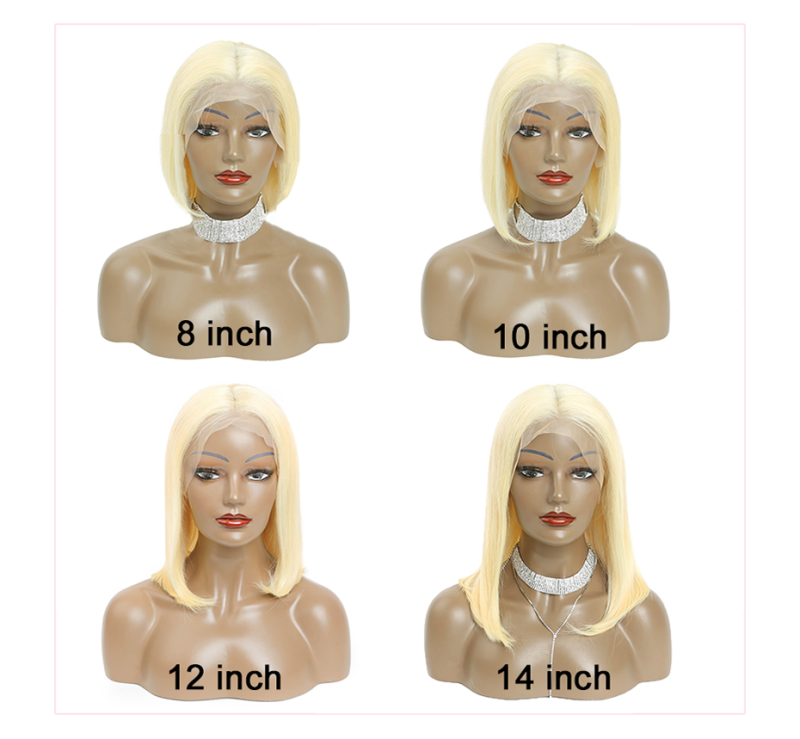 613 Blonde Straight Bob Wig