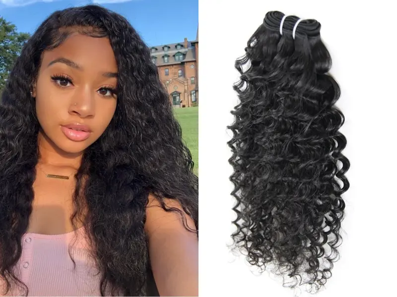 3pcs Virgin Hair Deep Wave Bundles 100% Human Hair Extensions