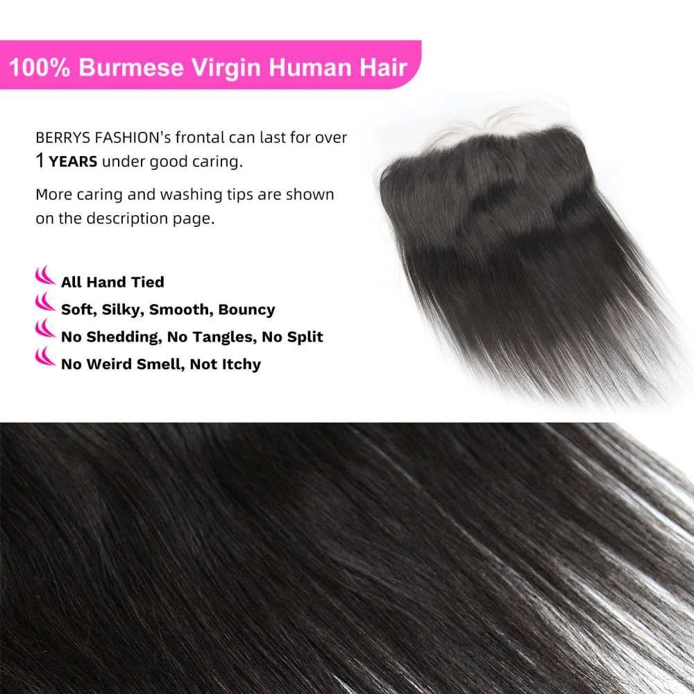 13X4 HD Straight Lace Frontal Swiss Lace Frontal