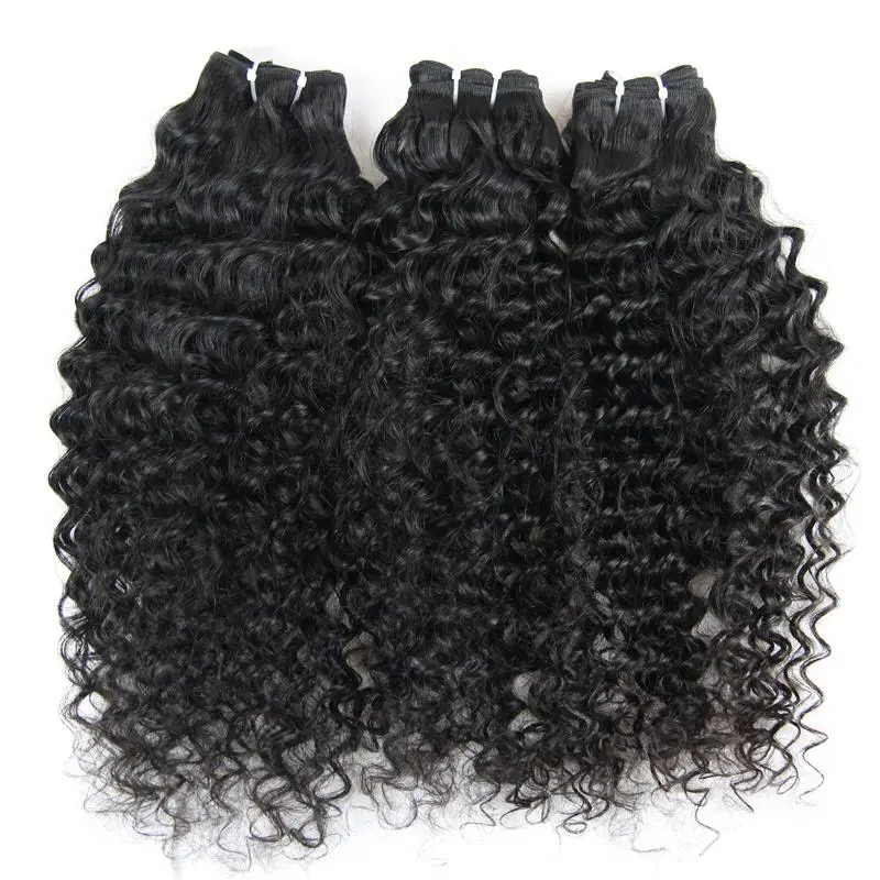 3pcs Virgin Hair Deep Wave Bundles 100% Human Hair Extensions