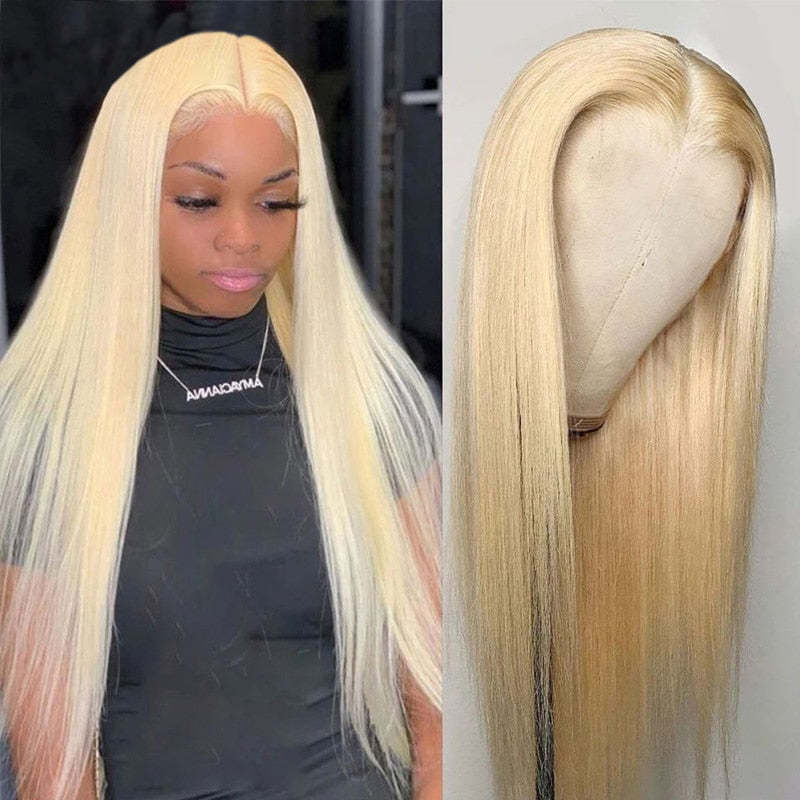 Straight 613 Blonde Wig 613 Lace Front Wig