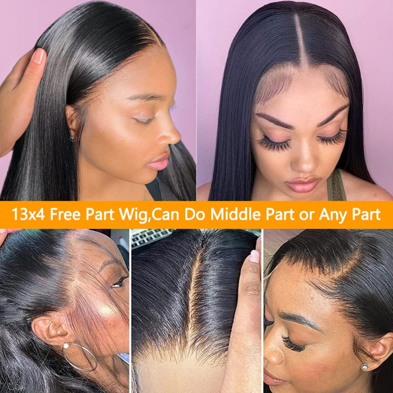 13x4 HD Straight Lace Frontal Wig Density 250%