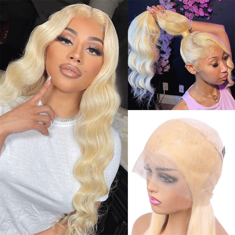 613 Blonde Body Wave 360 613 Lace Front Wig