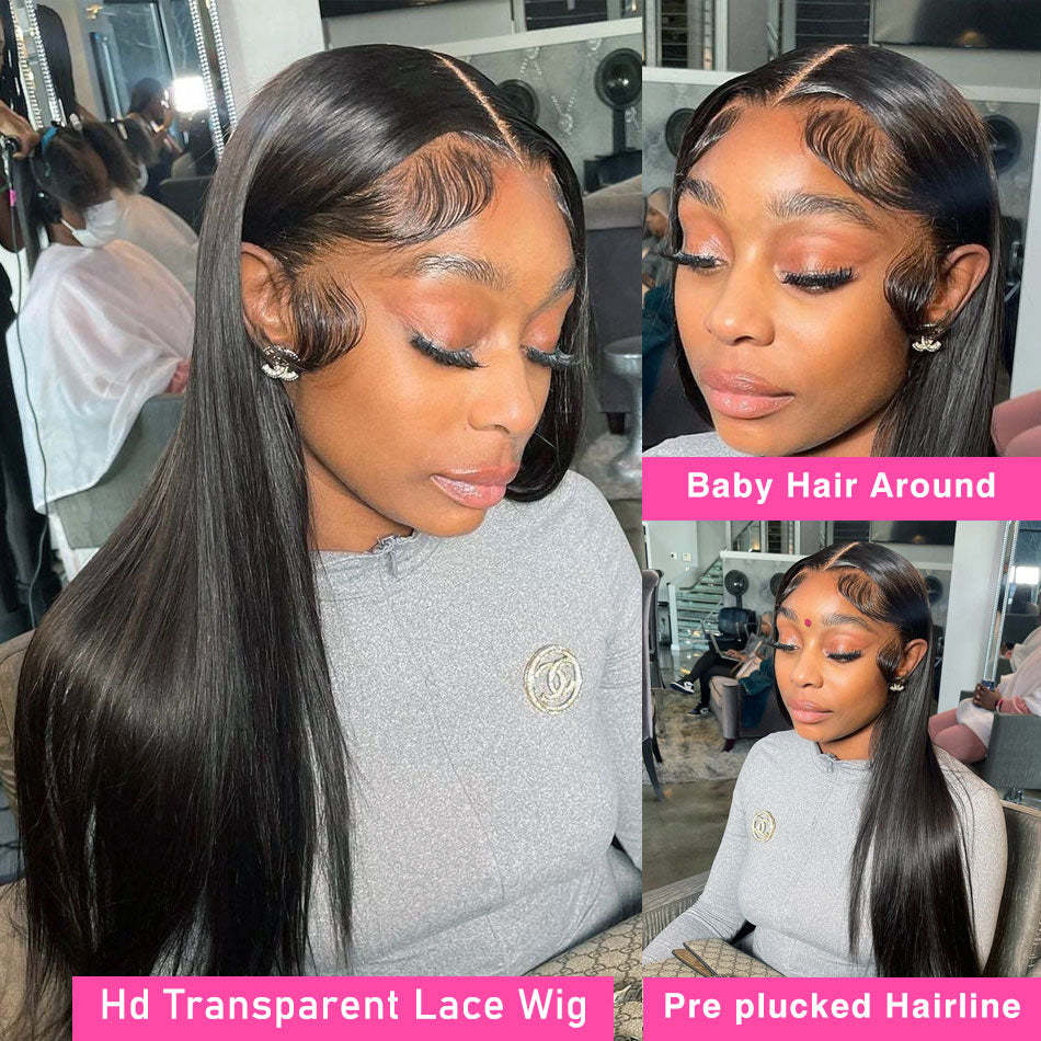 13x4 13x6 HD Straight Lace Frontal Wig