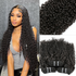 Blue Band Clip Ins Hair Easy Use Straight / Body Wave/ Deep Wave/ Kinky Curly 100% Human Raw Hair 10-30 inch Berrys Fashion
