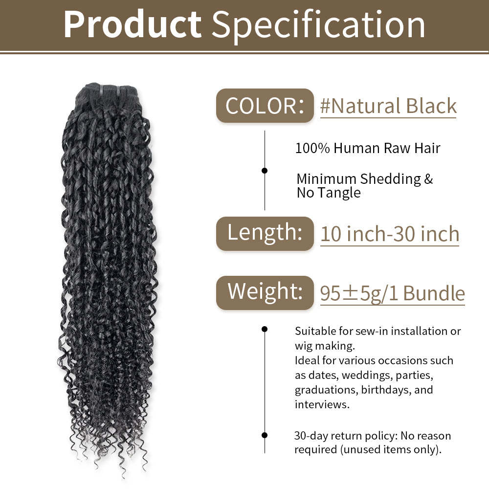 New Arrival Texture Vienamese Raw Hair Bundles Pixie Curly Pixel Curl 100% Real Human Hair High Quality Without any Chemical Processed