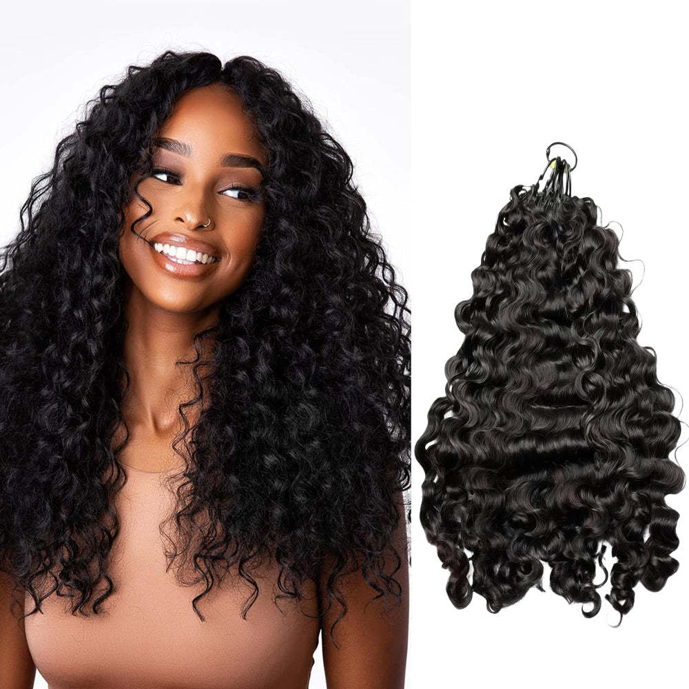 Virgin Hair Crochet Feather Hair for Miracle Knots Braids Burmese Culry Body Wave