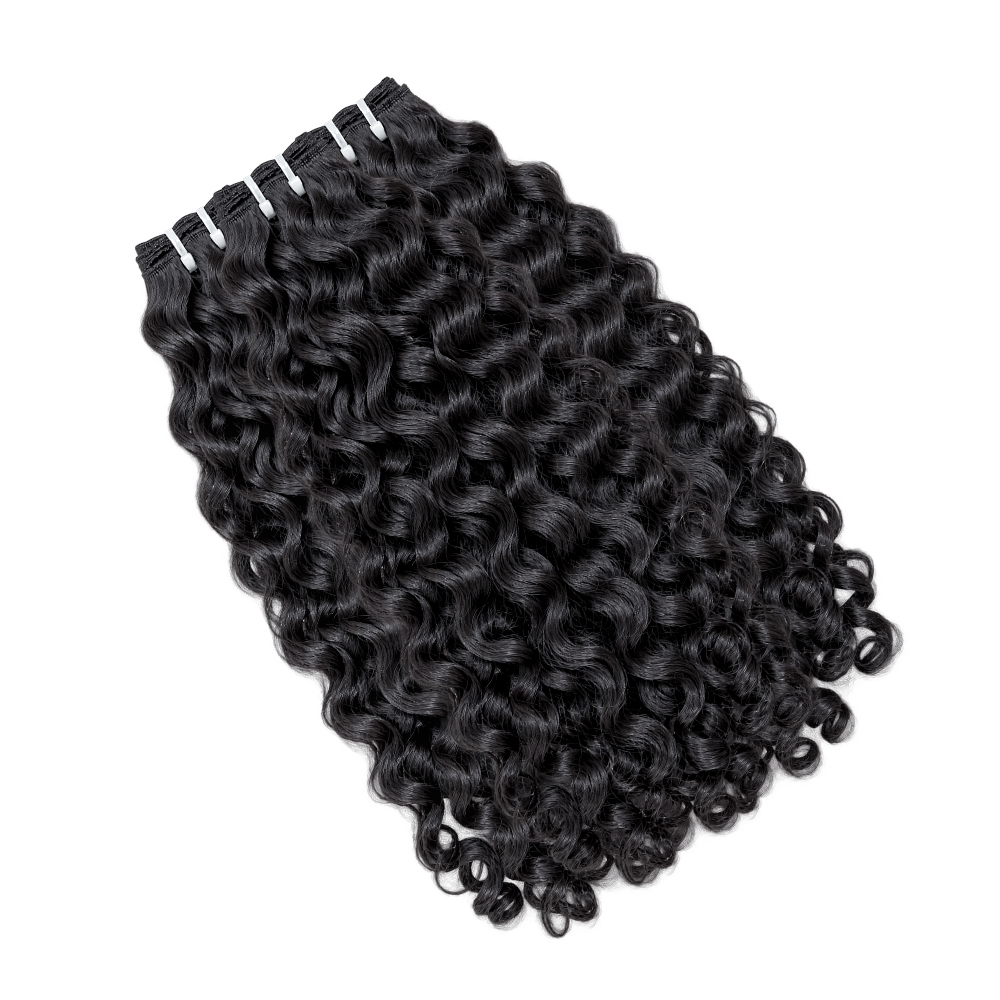 New Indian Curly Flat Band Virgin Hair Bundles 100% Real Human Hair High Quality Without any Chemical Processed