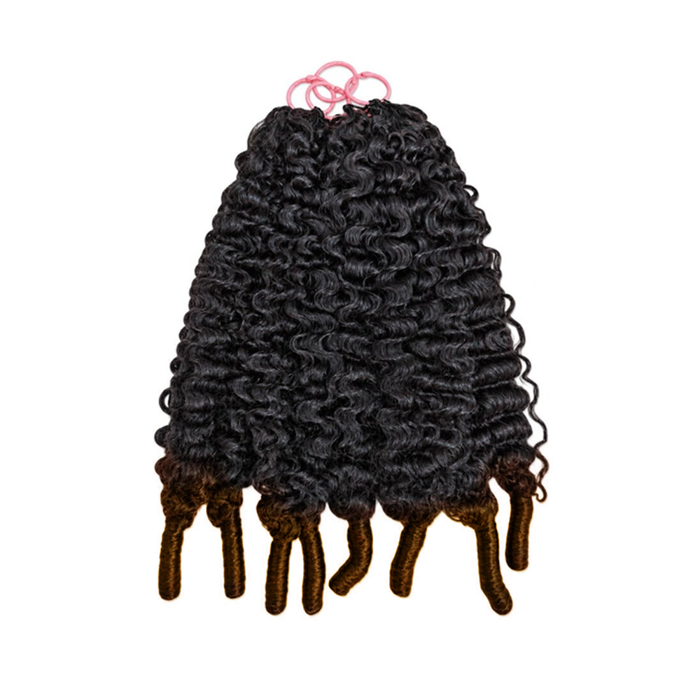 New Virgin Hair Crochet Feather Hair for Miracle Knots Braids Burmese Culry with Spiral Ends