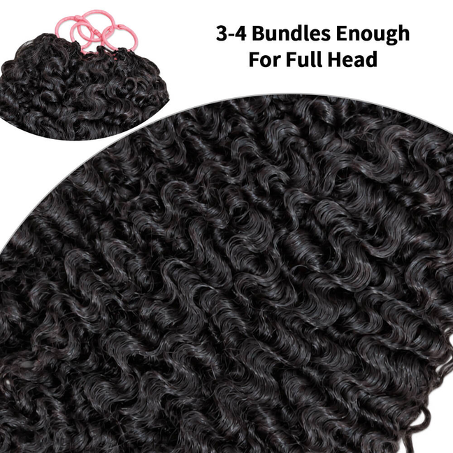 New Virgin Hair Crochet Feather Hair for Miracle Knots Braids Burmese Culry with Spiral Ends