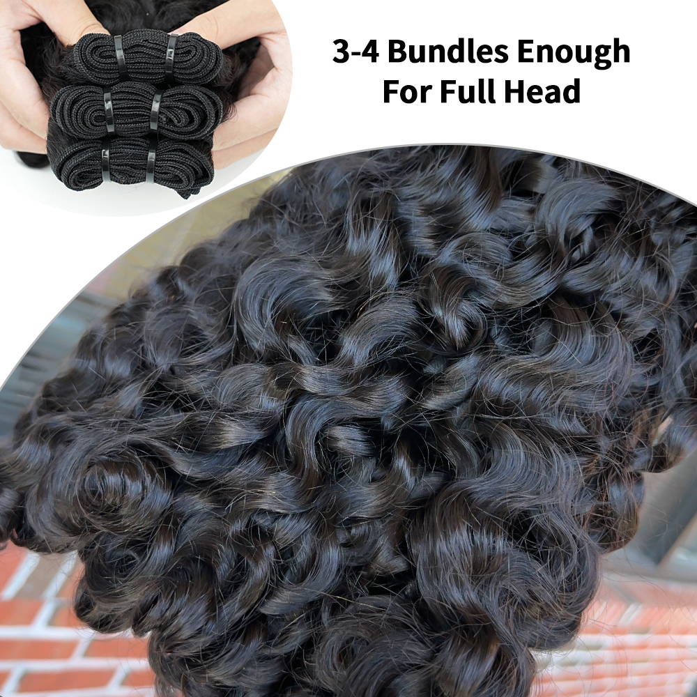 New Vienamese Raw Hair Bundles Indian Curly 100% Real Human Hair High Quality Without any Chemical Processed