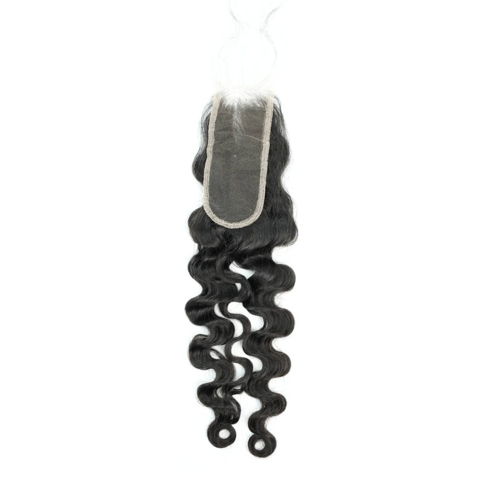 High Quality Virgin Hair Indian Curly 2x6 Closure / 13x6 Frontal HD Lace 14inch 16inch 18inch