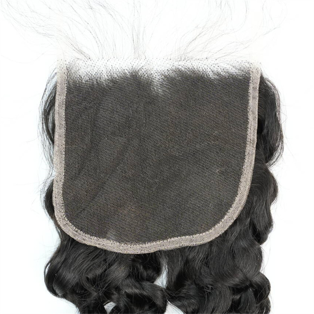 High Quality Raw Hair Indian Curly 5x5 Closure / 13x6 Frontal HD Lace 14inch 16inch 18inch