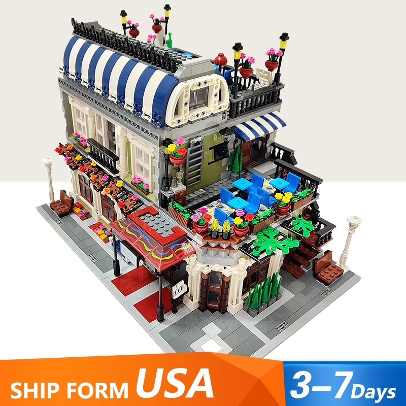 QL0920 Creator Street View Series Romantic Restaurant Ship From China