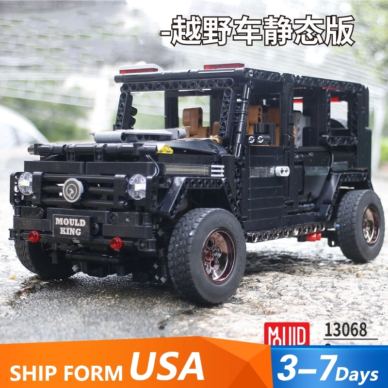 MouldKing 13068 Techinic Series SUV Car Off-road MOC Model Building Blocks Bricks Kids Toy Gift from China