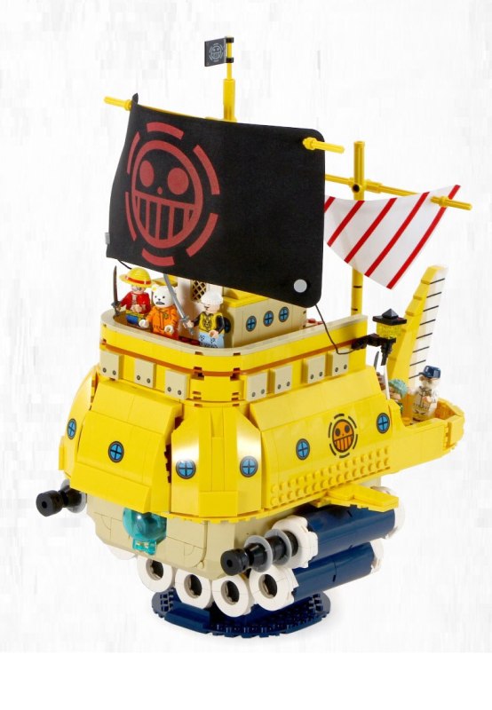 SY 6295 One Piece Series Cartoon Trafalgar Law/Monkey D Luffy Building Blocks Toys 1214pcs Bricks Model Sets From China